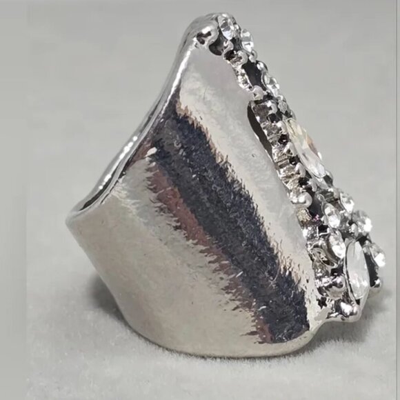 CZ Shield Ring - Size 7 - Picture 5 of 6